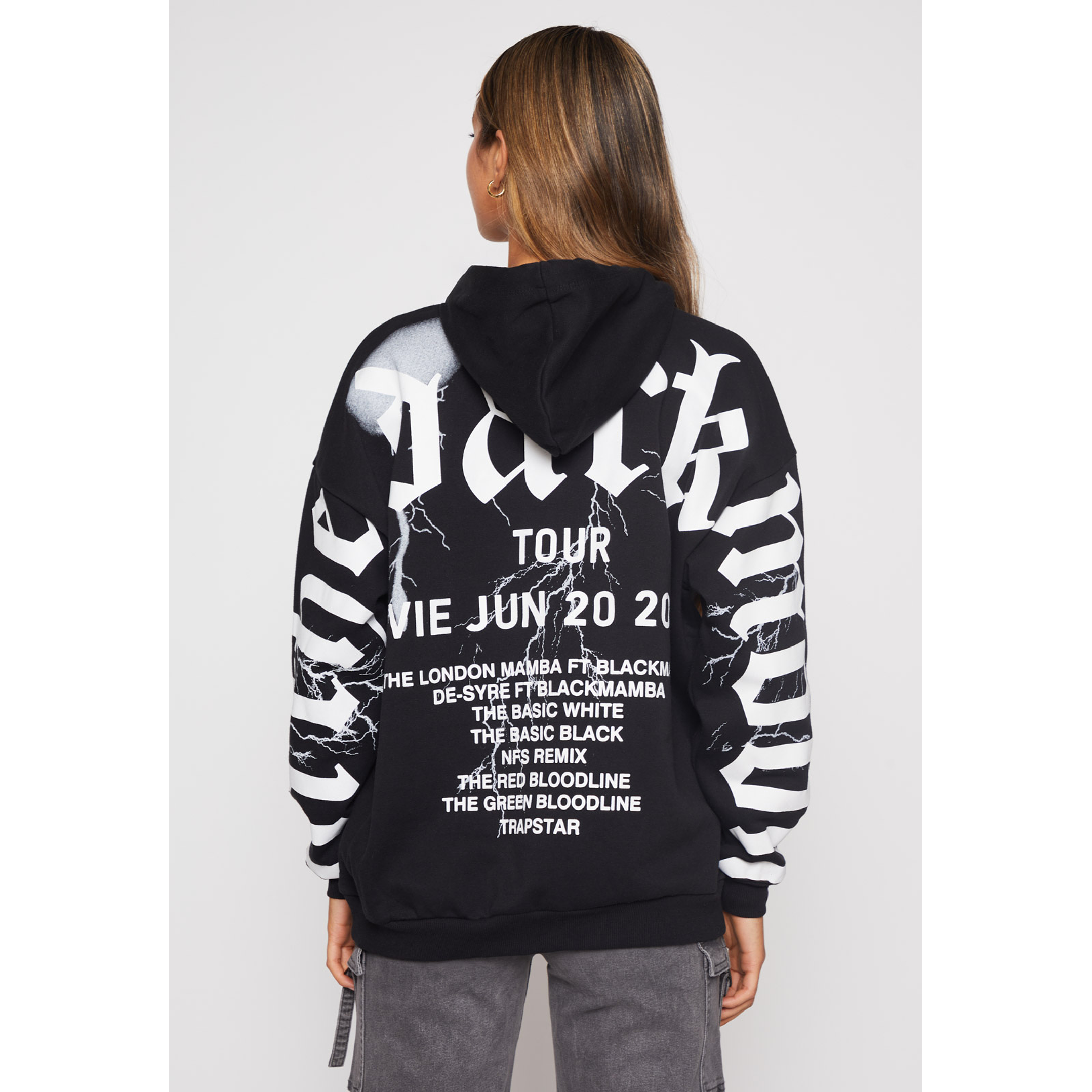 Polerón Mujer Blanco Letras Family Shop 2