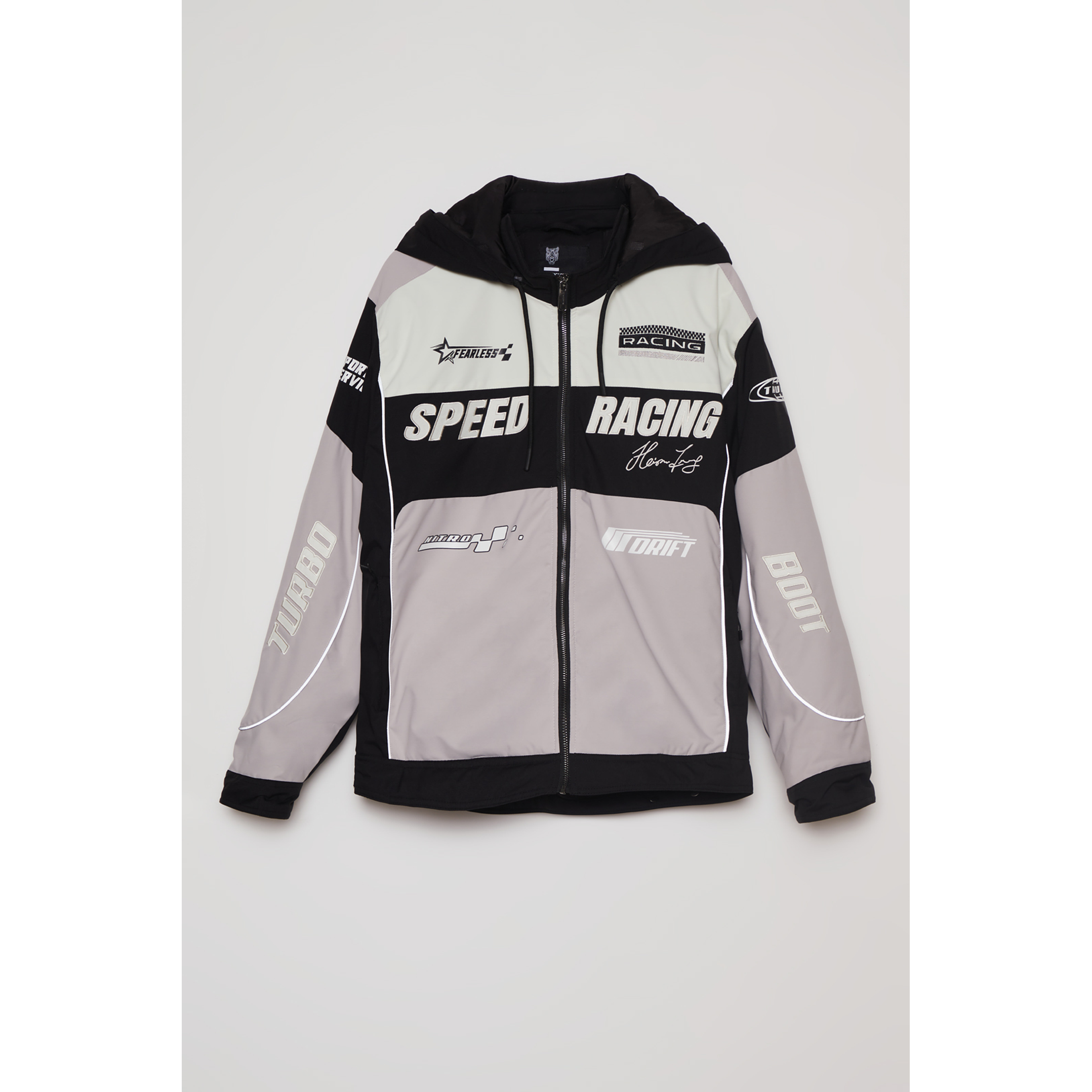 Chaqueta Racing Hombre Negro Familyshop 1