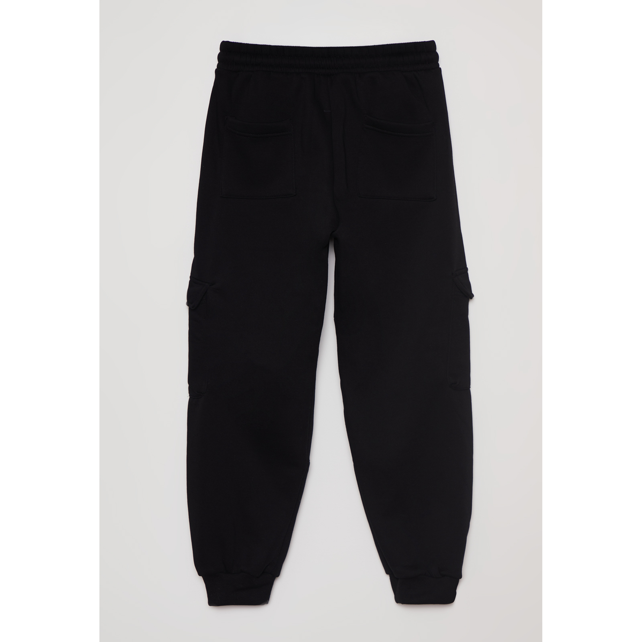 Pantalón Buzo Cargo Cortes Hombre Negro Familyshop 2