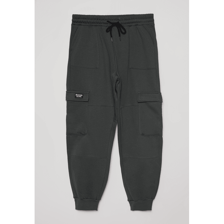 Pantalón Buzo Cargo Hombre Verde Familyshop 1