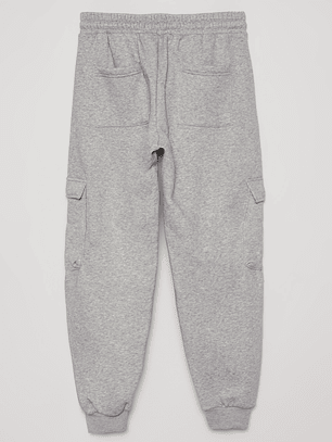 Pantalón Buzo Cargo Hombre Gris Familyshop