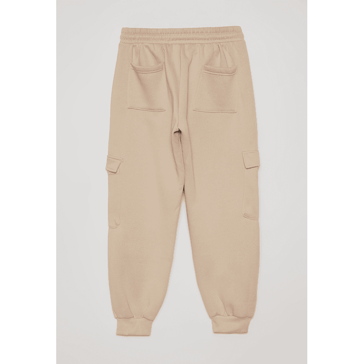 Pantalón Buzo Cargo Hombre Beige Familyshop 2