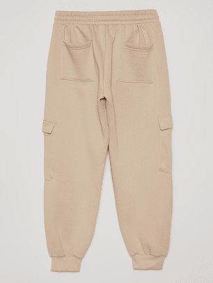 Pantalón Buzo Cargo Hombre Beige Familyshop