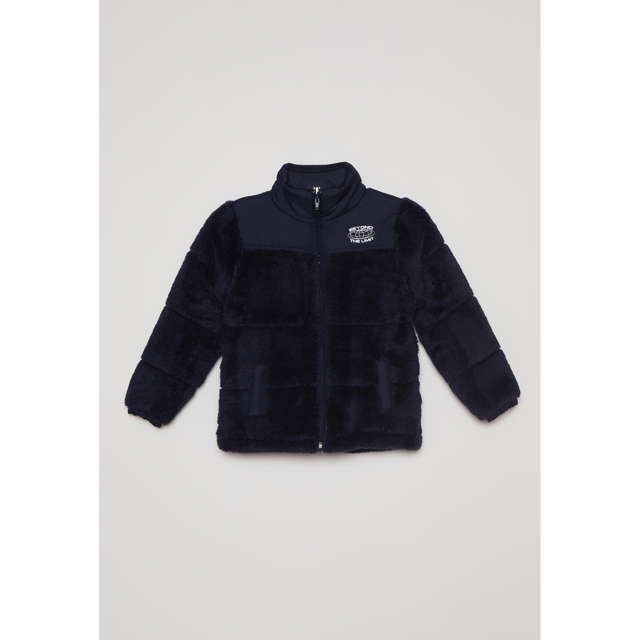 Chaqueta Peludo Niño Azul Familyshop 1