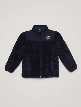 Chaqueta Peludo Niño Azul Familyshop