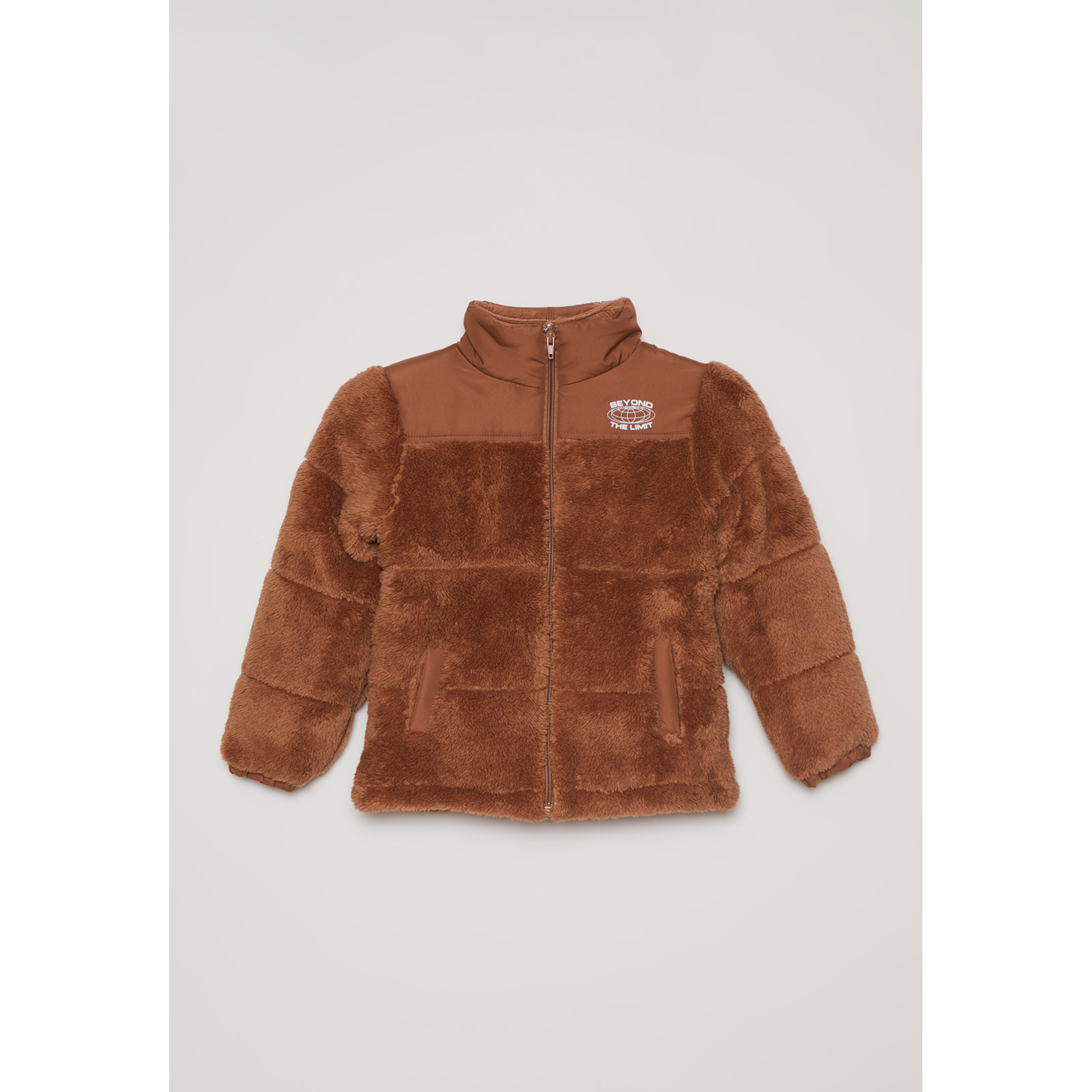 Chaqueta Peludo Niño Café Familyshop 1