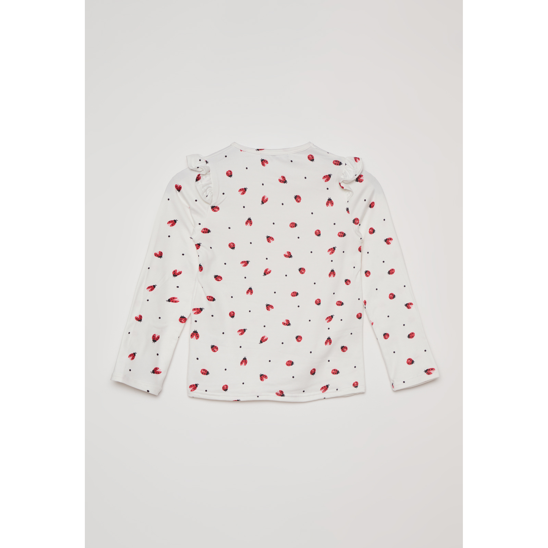 Polera Camiseta Niña Blanco Familyshop 2