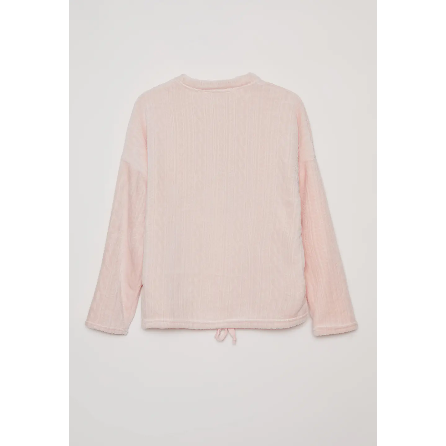 Pijama Polar Bordado Mujer Rosado Familyshop 7