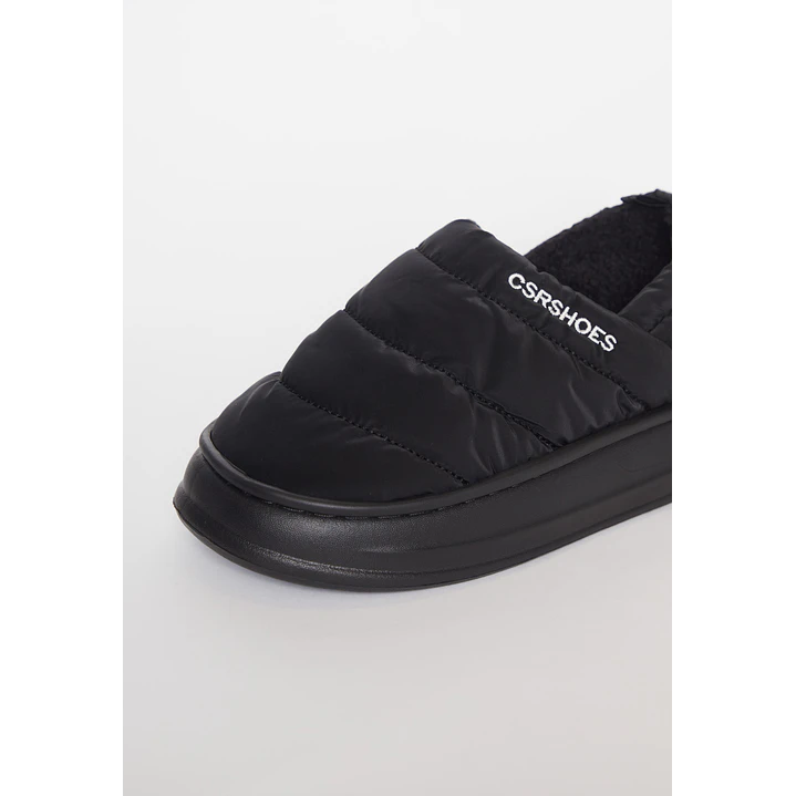 Pantufla Acolchada Mujer Negro Familyshop 2