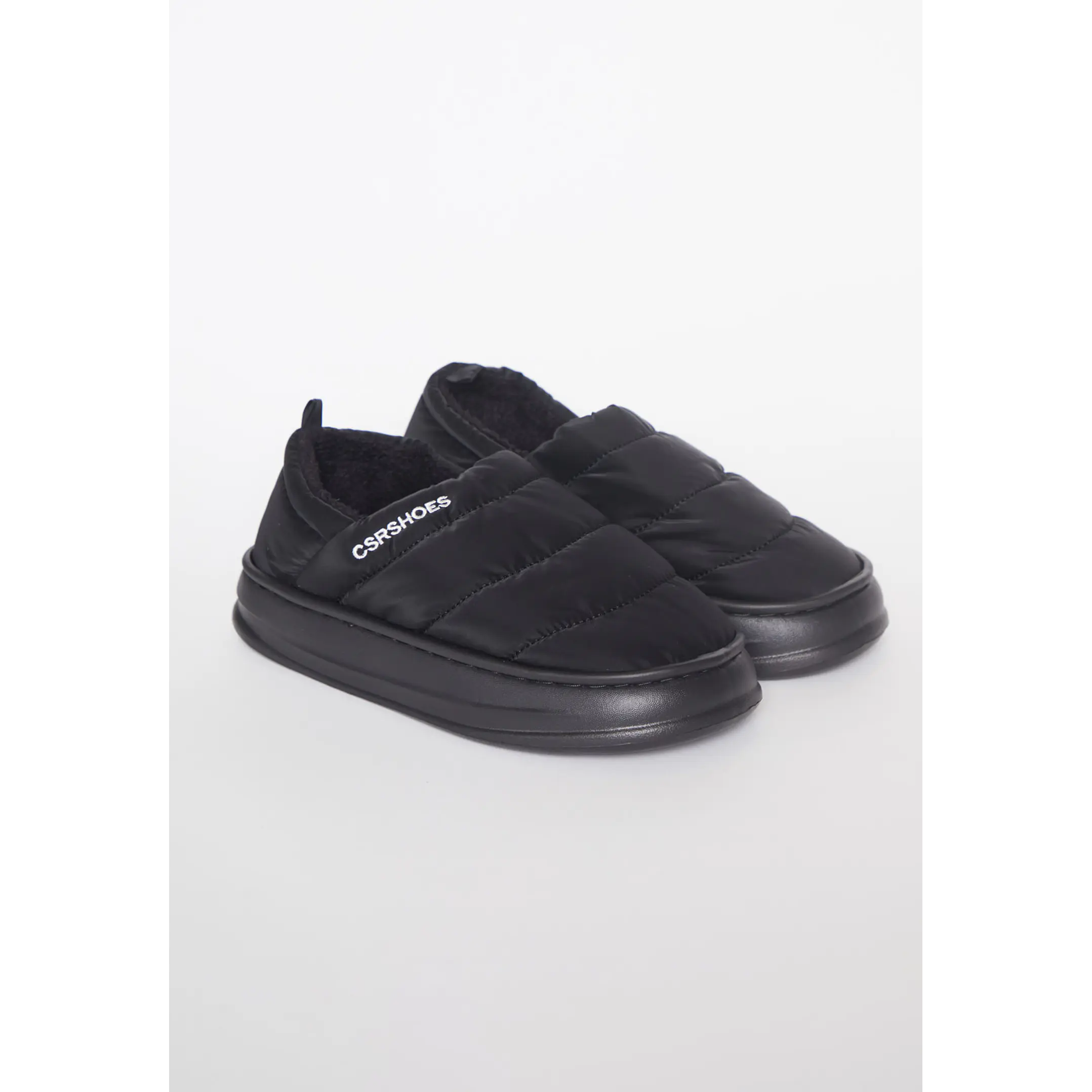 Pantufla Acolchada Mujer Negro Familyshop 1