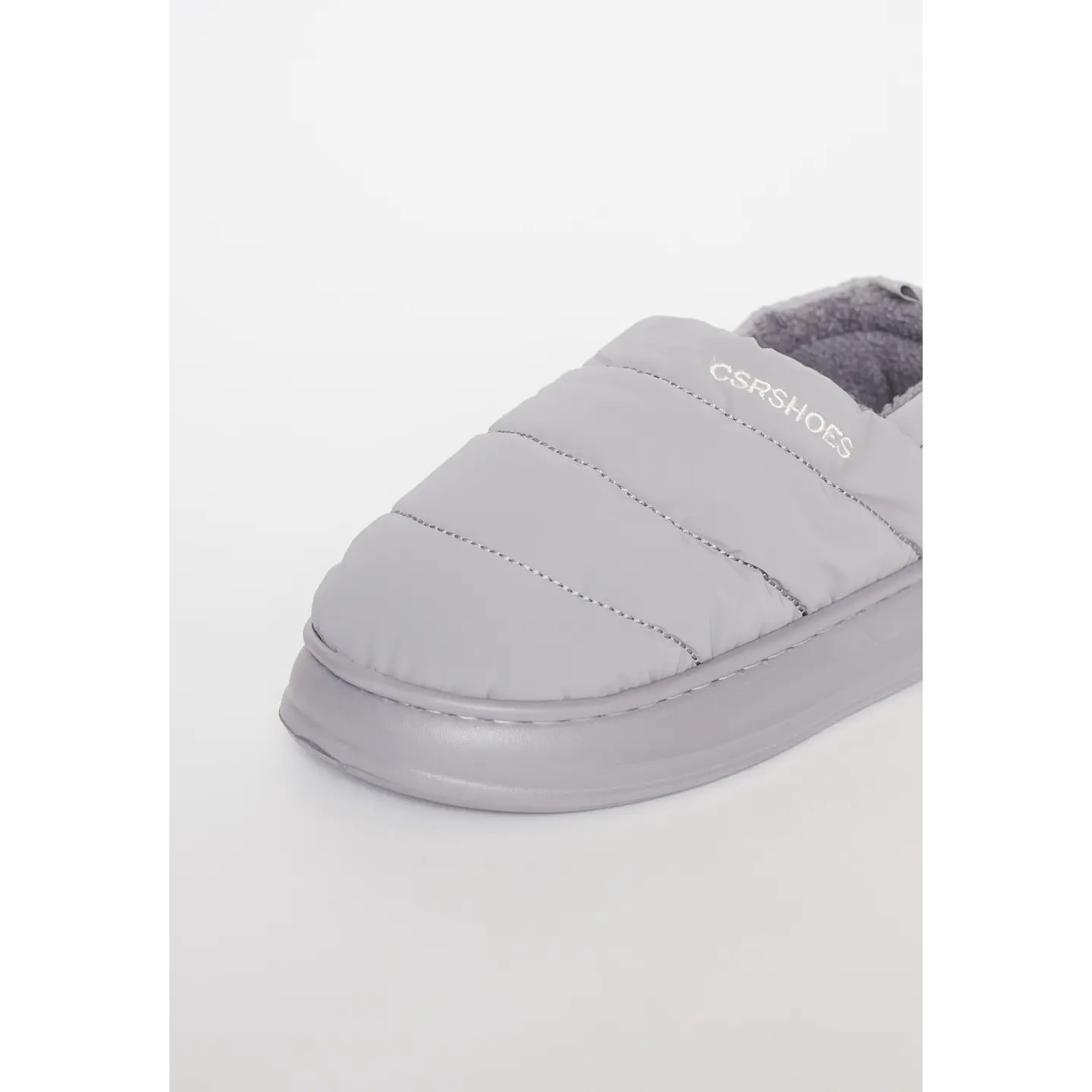 Pantufla Acolchada Mujer Gris Familyshop 3