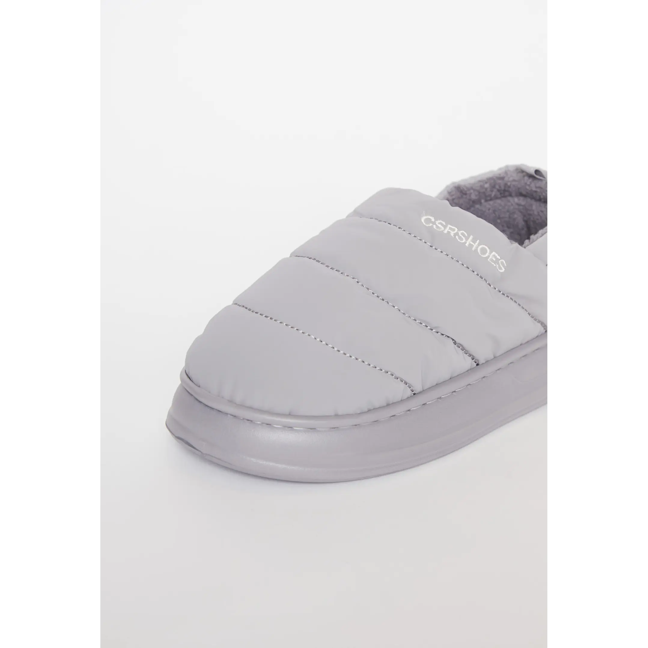 Pantufla Acolchada Mujer Gris Familyshop 3