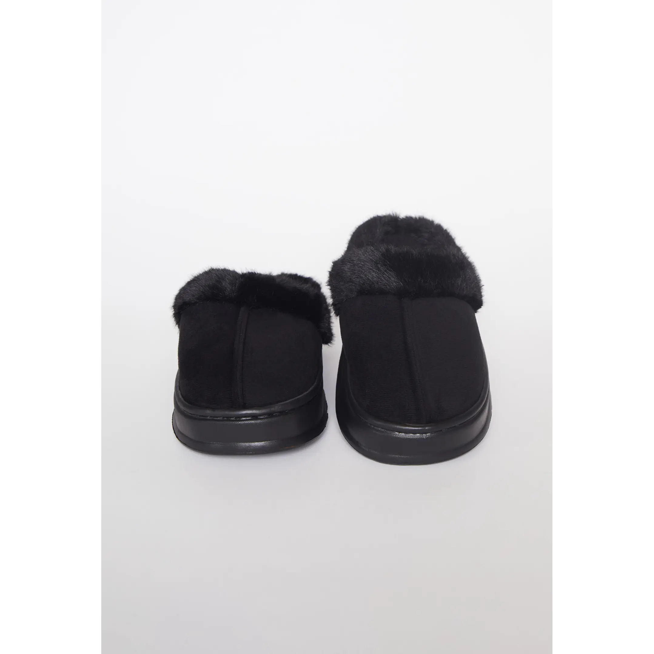 Pantufla Chiporro Borde Mujer Negro Familyshop 2
