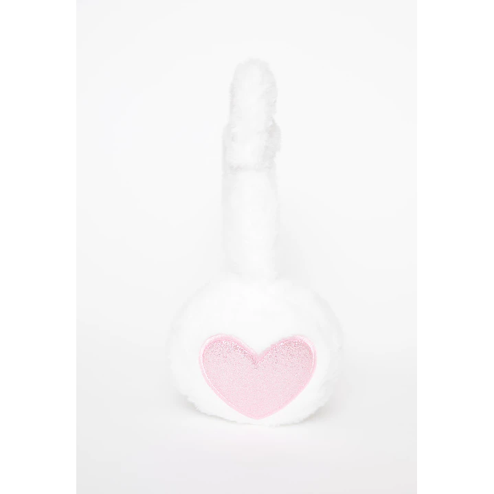 Orejera Corazón Niña Blanco Familyshop 2