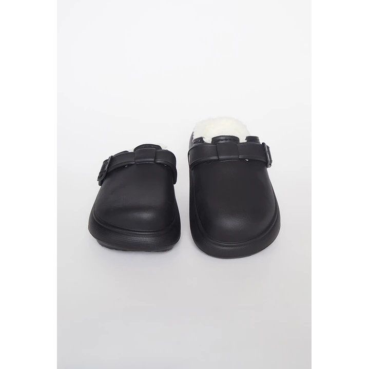 Zueco Hebilla Mujer Negro Familyshop 2