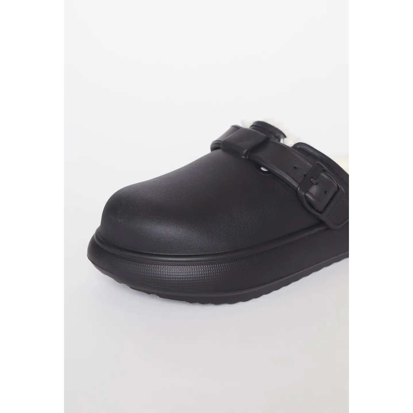 Pantufla Hebilla Mujer Negro Familyshop 3