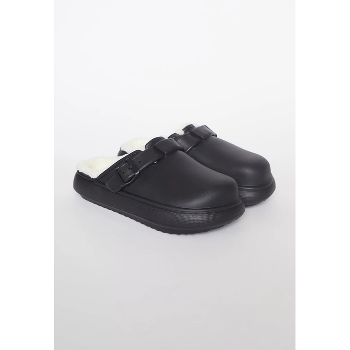 Zueco Hebilla Mujer Negro Familyshop 1