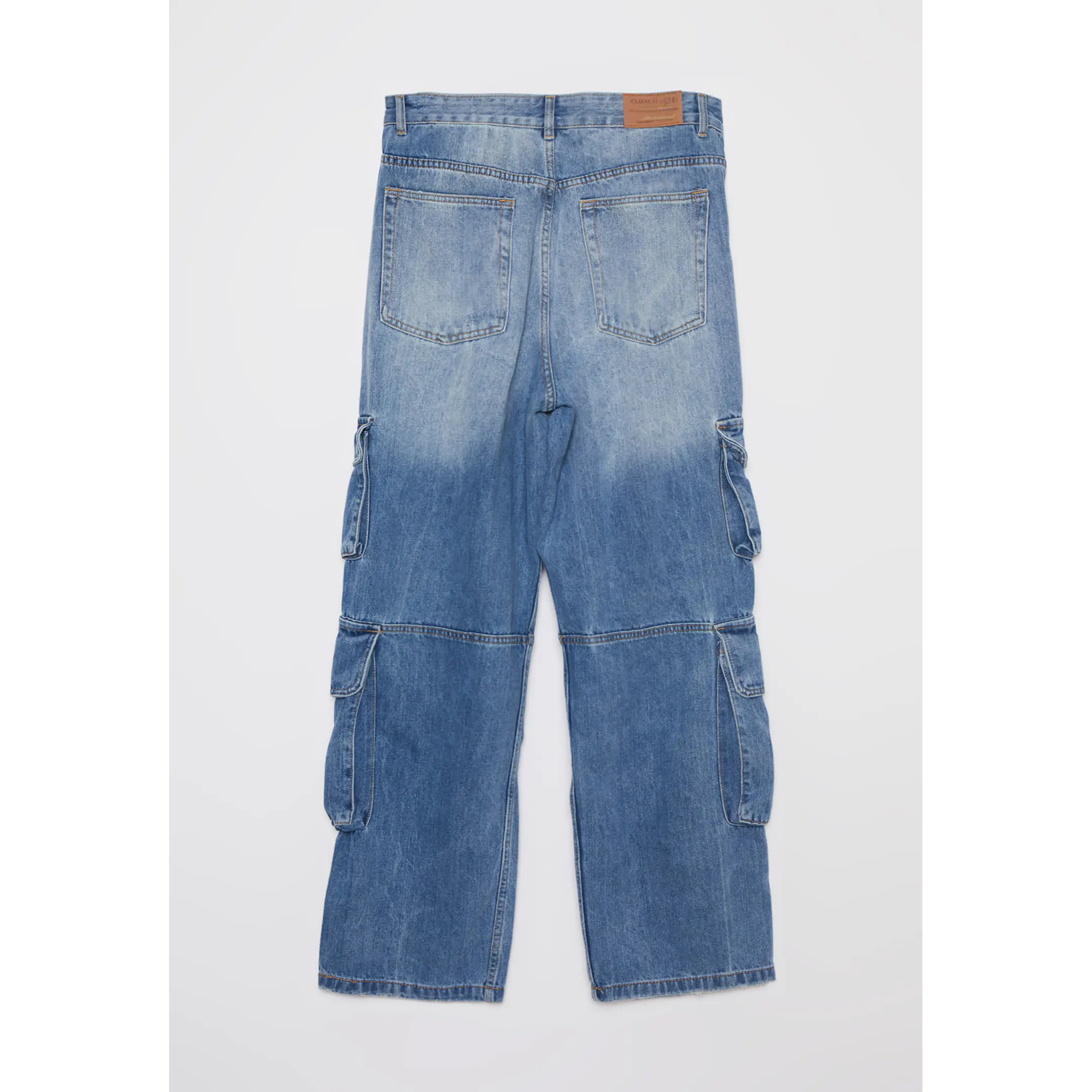 Jeans Cargo Corte Hombre Azul Familyshop 2