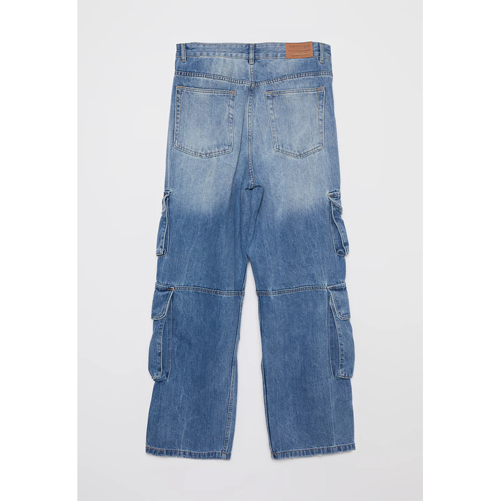 Jeans Cargo Corte Hombre Azul Familyshop 2