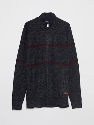 Chaleco Bloques Hombre Gris Familyshop