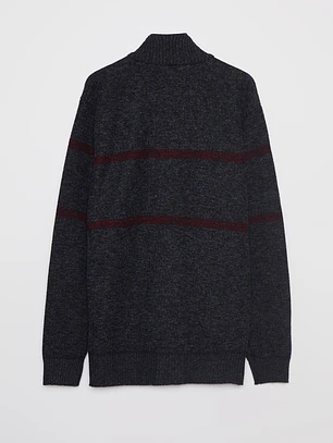 Chaleco Bloques Hombre Gris Familyshop