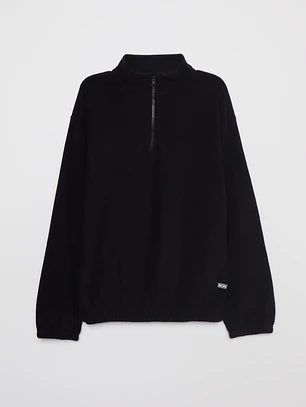 Polar Basic Cierre Hombre Negro Familyshop