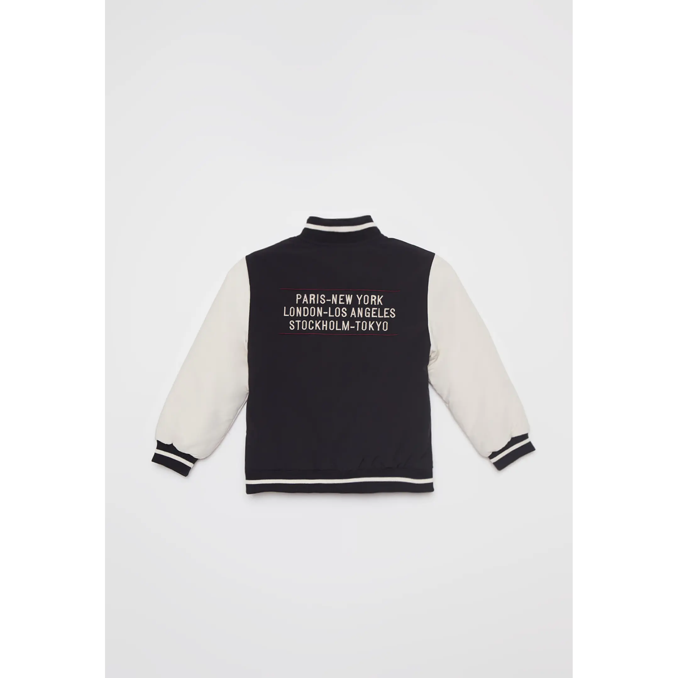 Chaqueta College Sherpa Niño Negro Familyshop 5