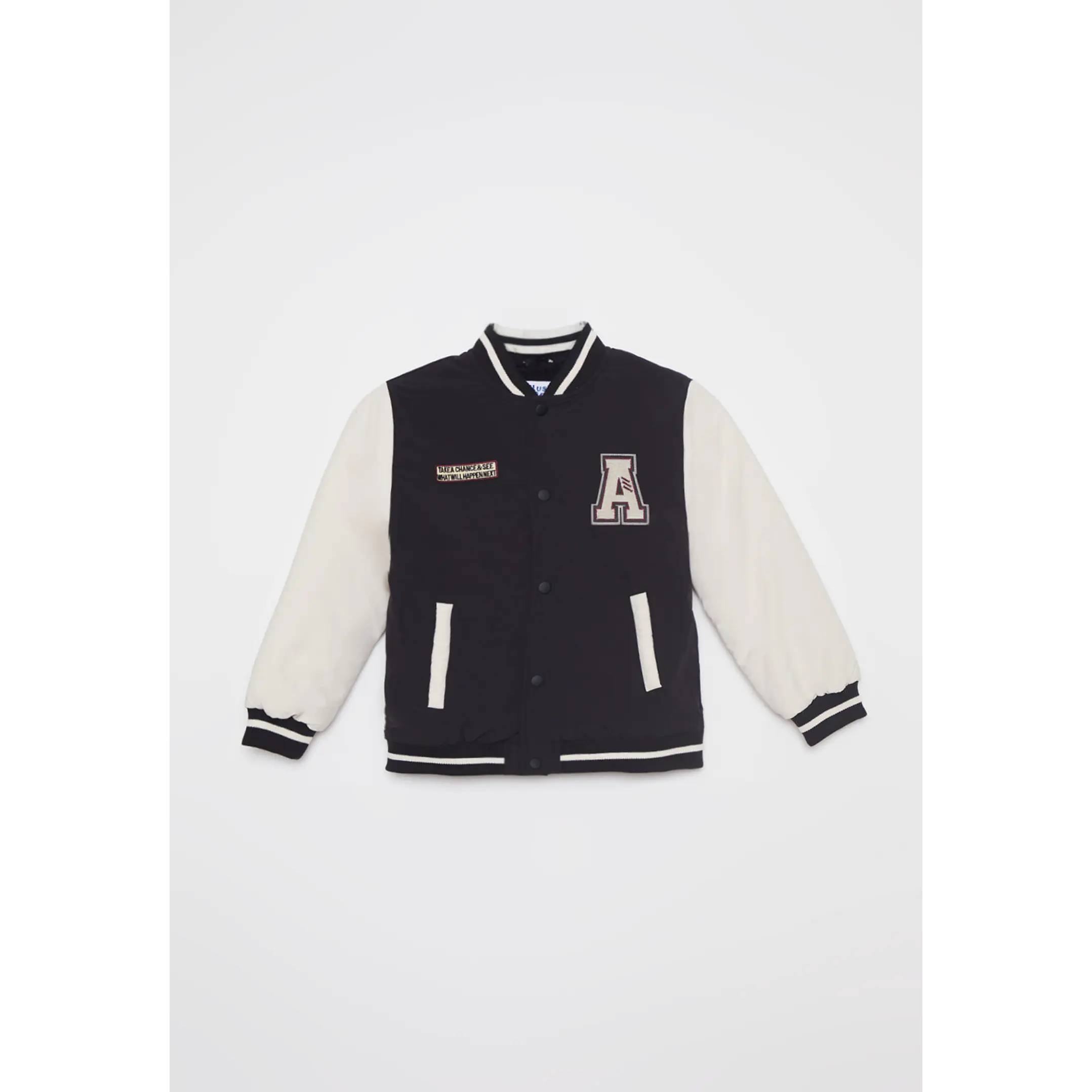 Chaqueta College Sherpa Niño Negro Familyshop 4
