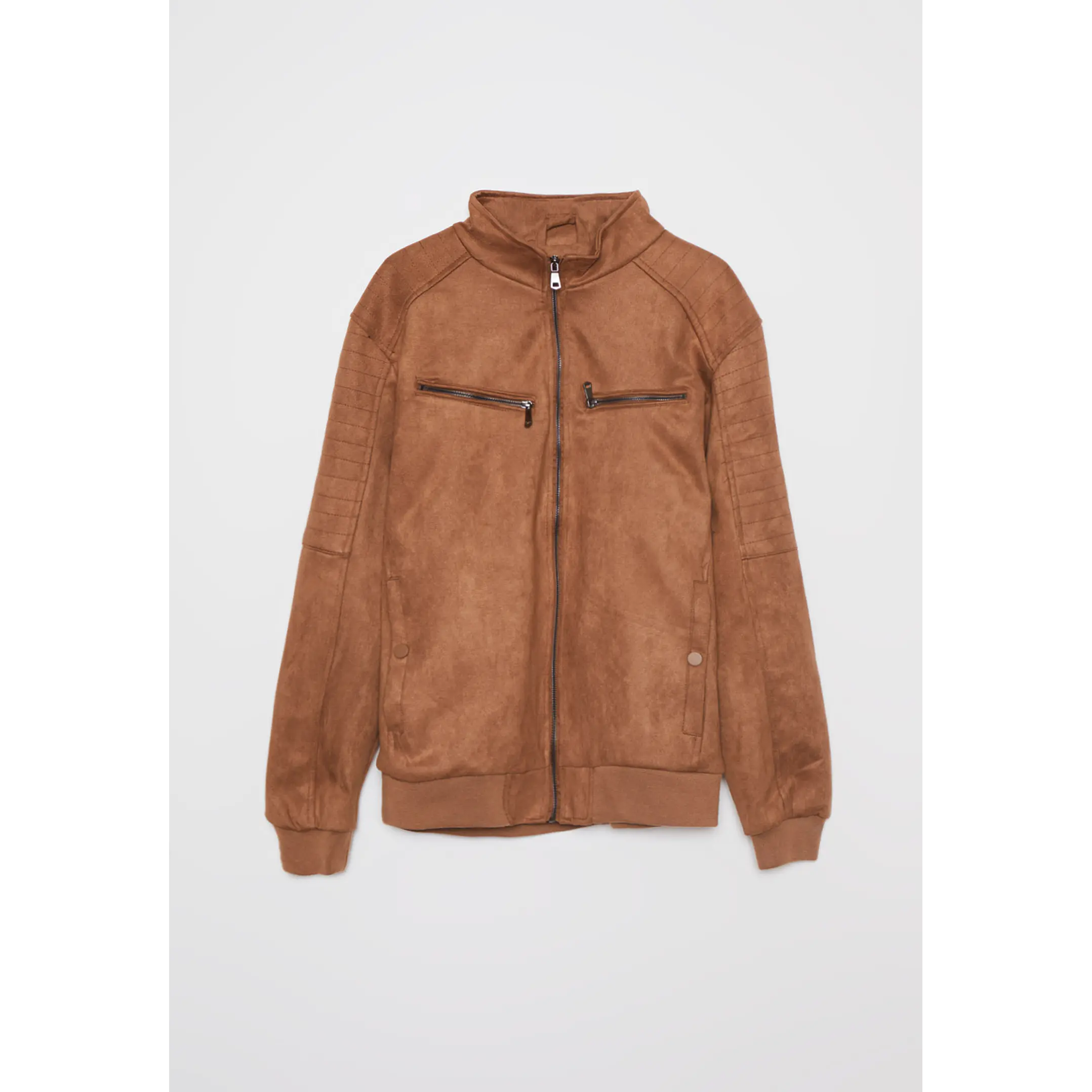 Chaqueta Motoquera Hombre Beige Familyshop 1