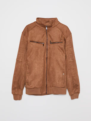 Chaqueta Motoquera Hombre Beige Familyshop