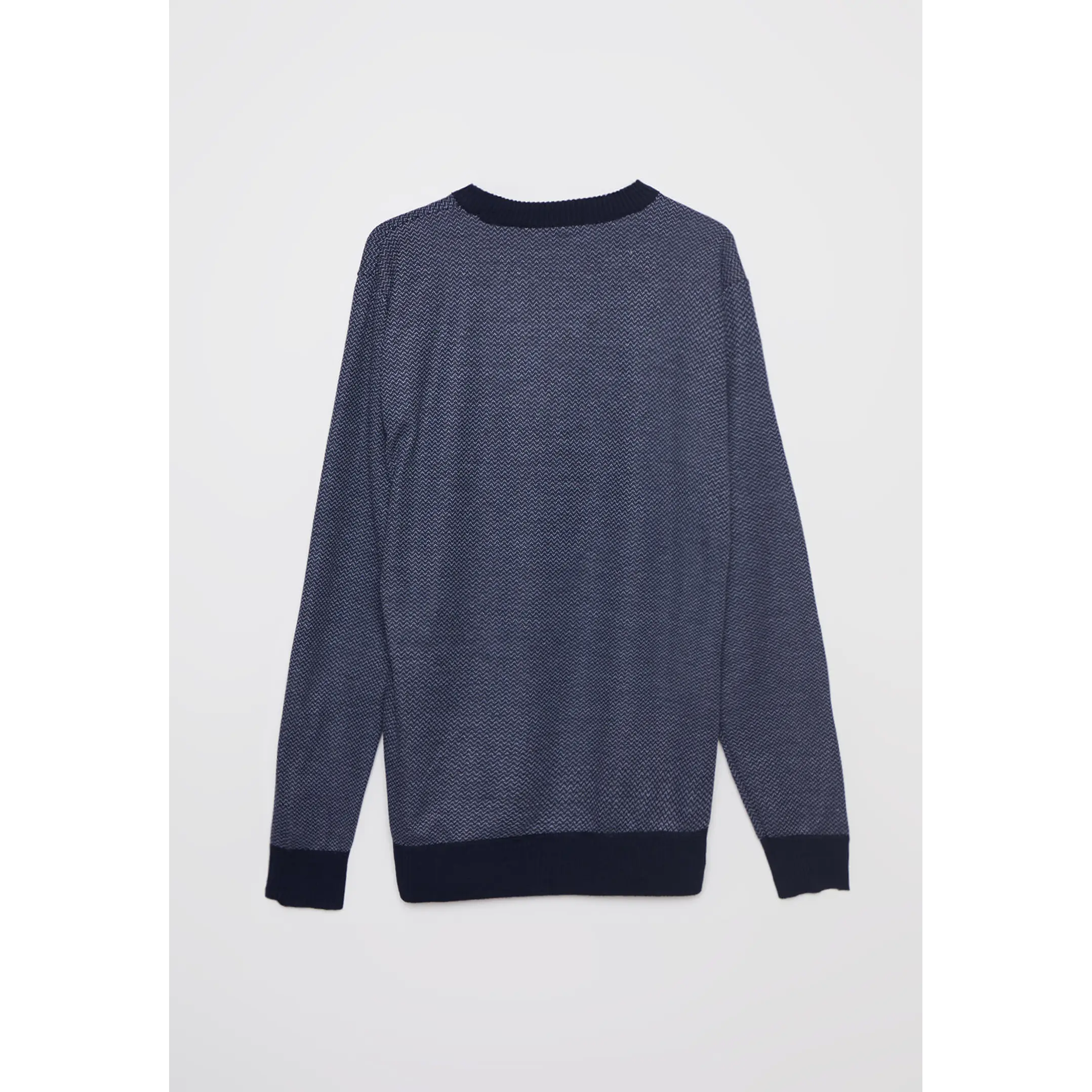 Sweater Bicolor Hombre Azul Familyshop 2
