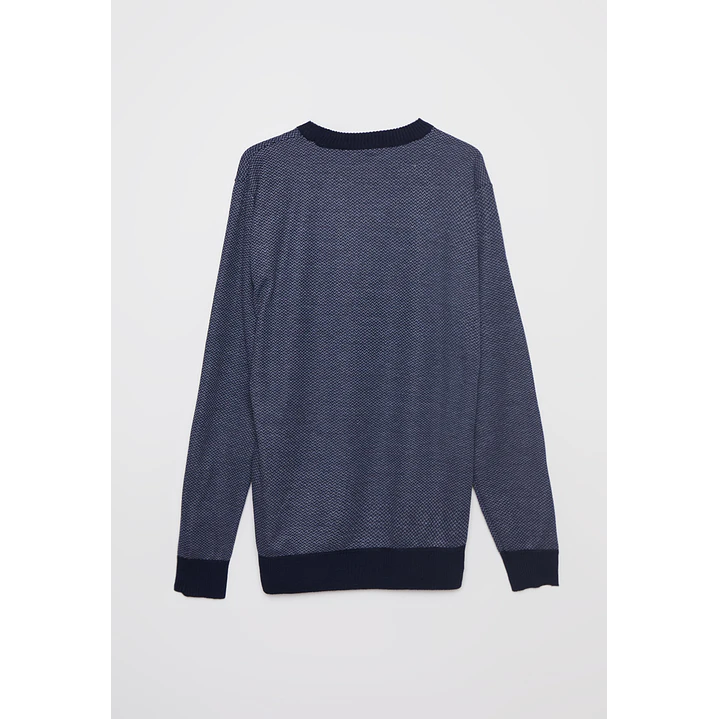 Sweater Bicolor Hombre Azul Familyshop 2