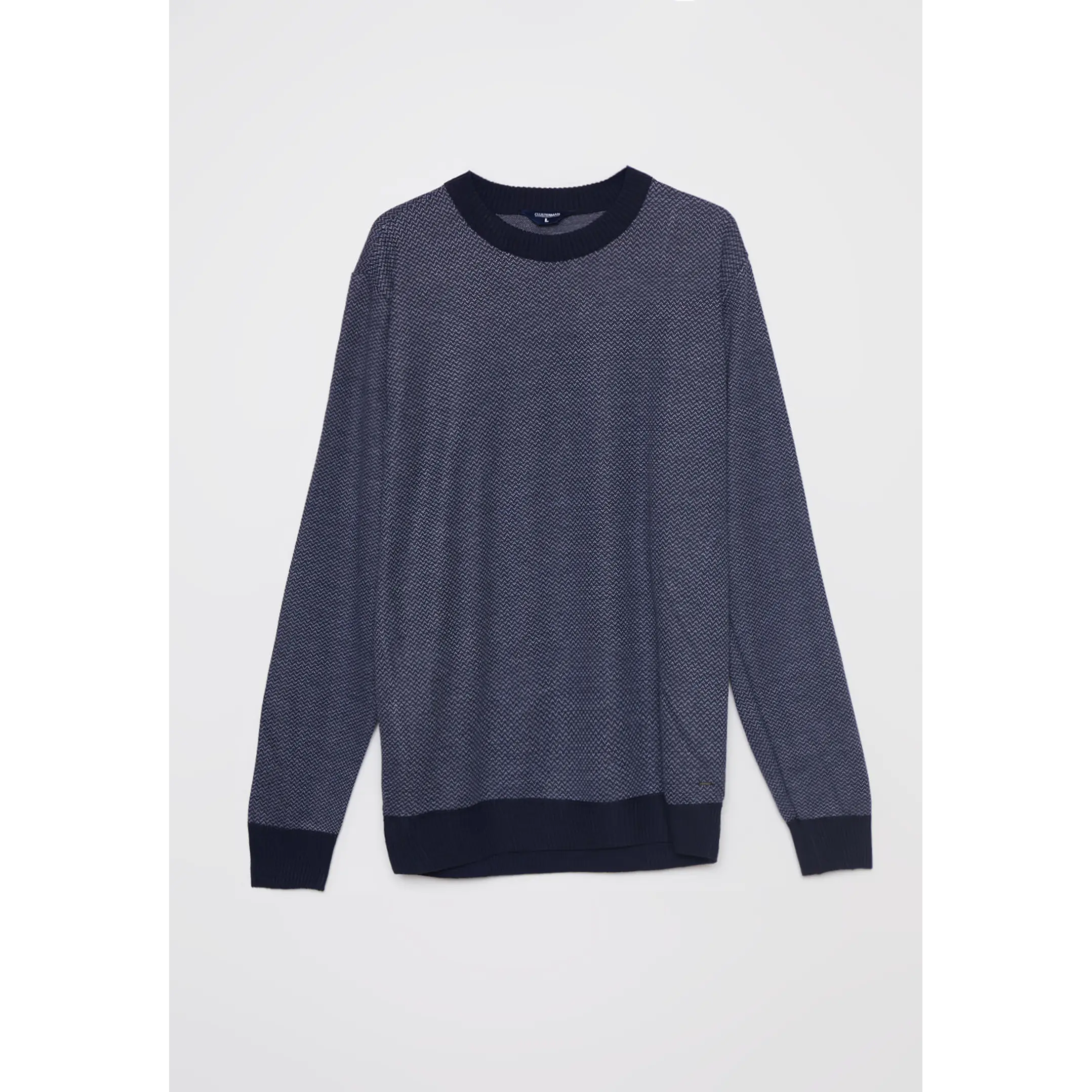 Sweater Bicolor Hombre Azul Familyshop 1