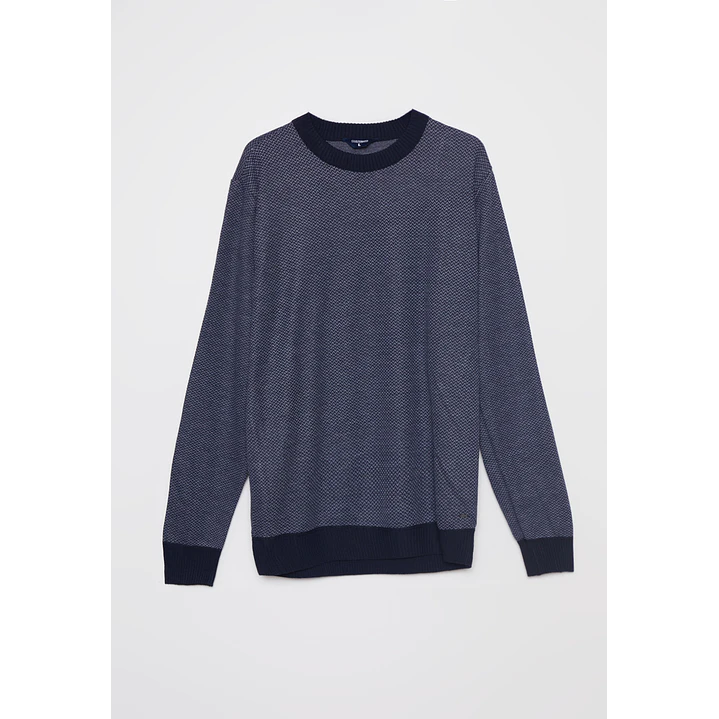 Sweater Bicolor Hombre Azul Familyshop 1