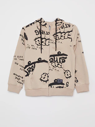 Polerón Urban Niño Beige Familyshop