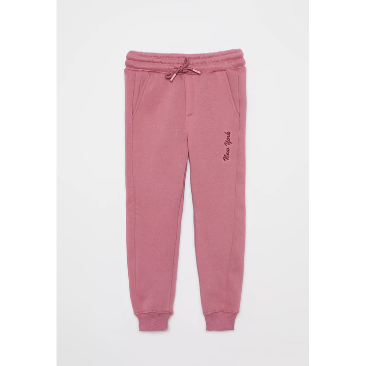 Pantalón Buzo Basic Niña Rosado Familyshop 1