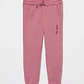 Pantalón Buzo Basic Niña Rosado Familyshop - Miniatura 1