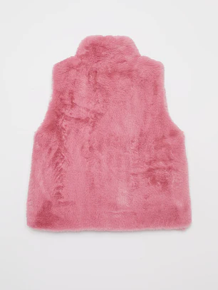 Chaqueta Piel Niña Rosado Familyshop