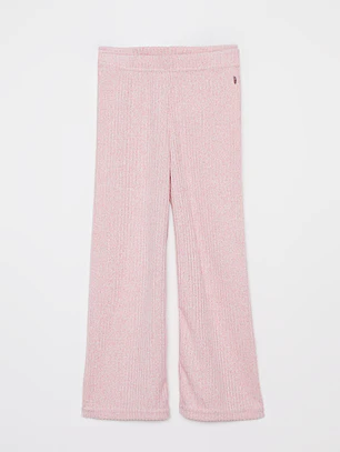 Pantalón Wide Leg Niña Rosado Familyshop