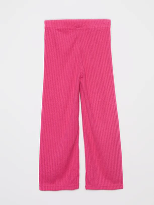 Pantalón Wide Leg Niña Fucsia Familyshop