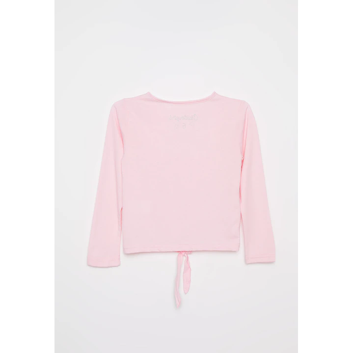 Polera Brillo Niña Damasco Familyshop 2