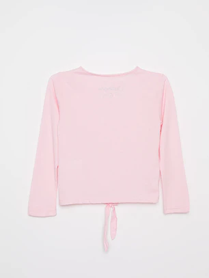 Polera Brillo Niña Damasco Familyshop