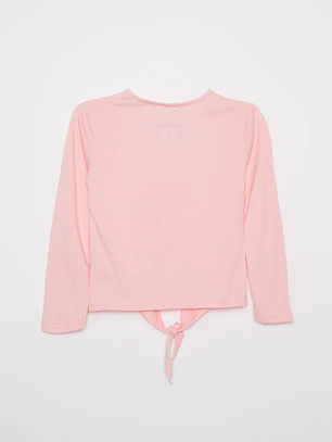 Polera Brillo Niña Rosado Familyshop