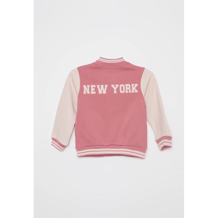 Chaqueta Bomber Niña Rosado Familyshop 2