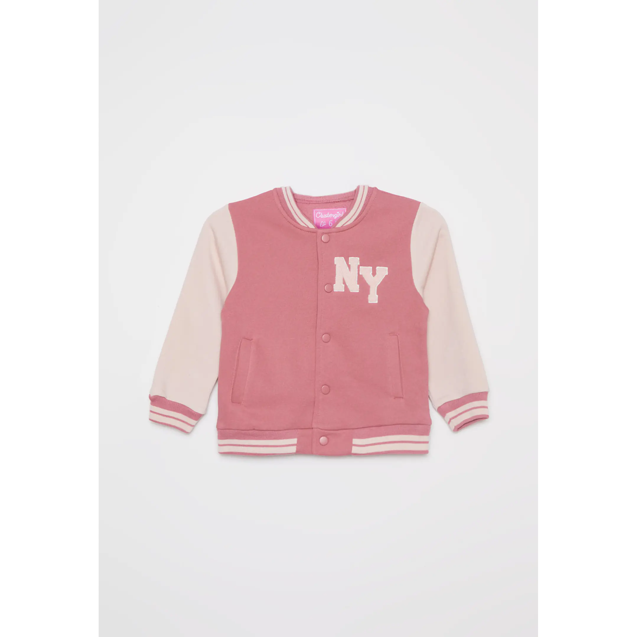 Chaqueta Bomber Niña Rosado Familyshop 1