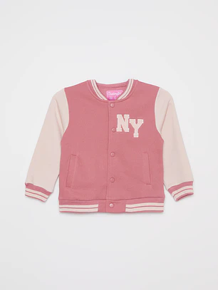 Chaqueta Bomber Niña Rosado Familyshop