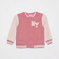 Chaqueta Bomber Niña Rosado Familyshop - Miniatura 1