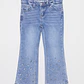 Jeans Flare Bolsillo Niña Azul Familyshop - Miniatura 1