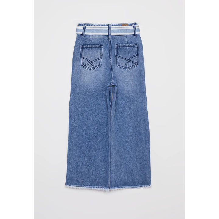 Jeans Wide Leg Niña Azul Familyshop 2