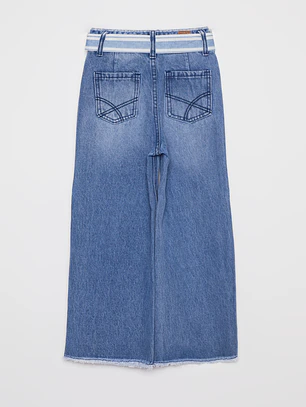 Jeans Wide Leg Niña Azul Familyshop